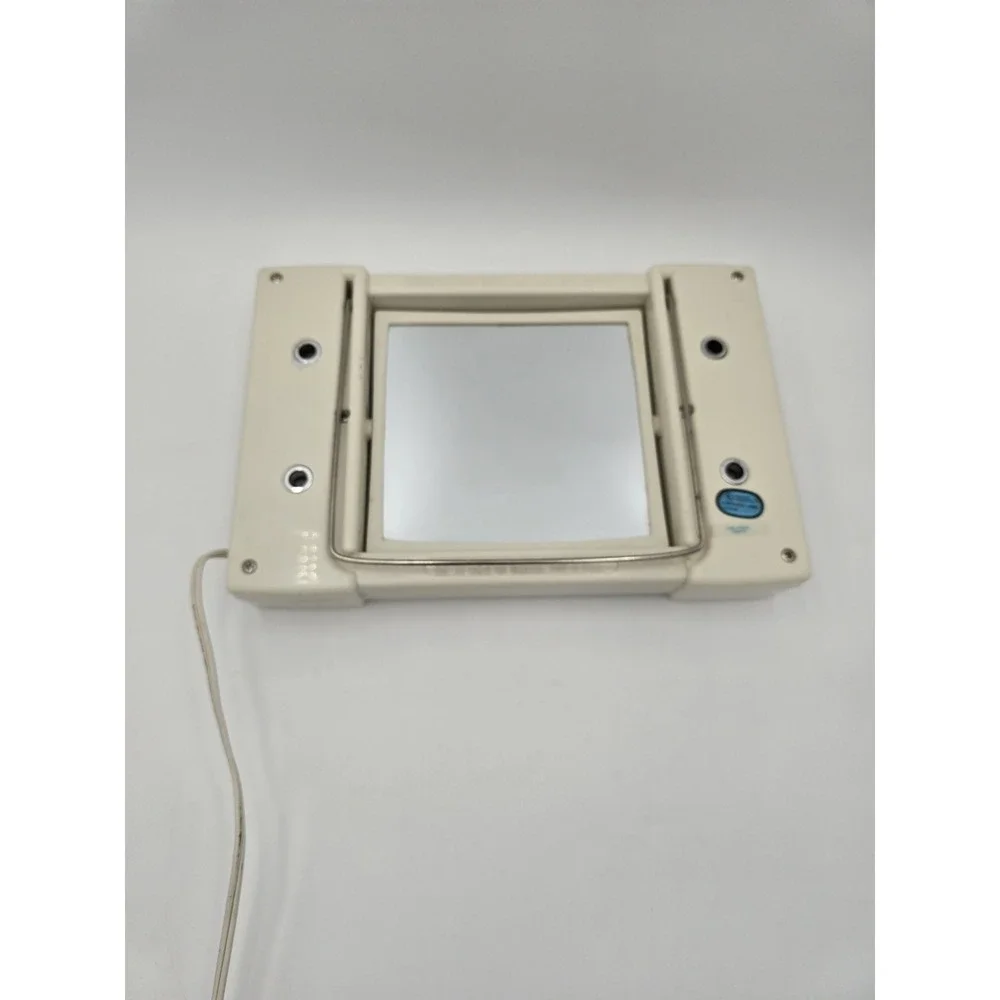 Vintage Make Up Vanity Rotating Mirror Lights And Magnification Contempo 1980s